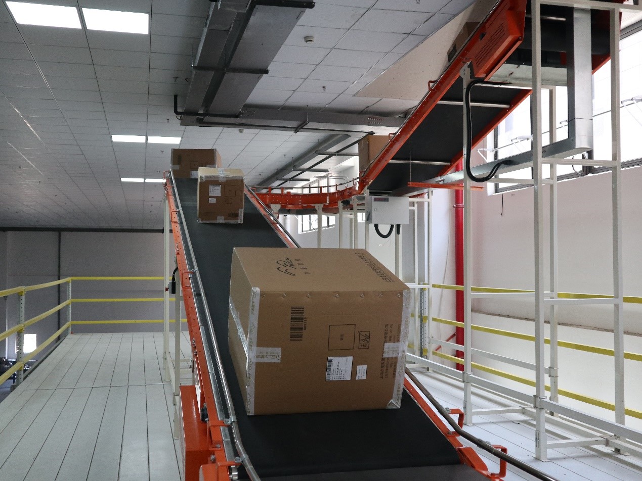 現場報道 | 水星家紡倉儲物流中心輸送分揀系統項目一期上線